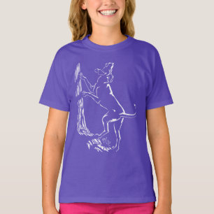 Hound Dog T-shirt Girl's Organic Hunting Dog Shirt