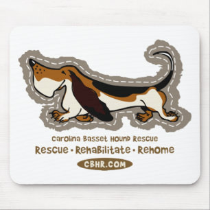 Hound Patch Mouse Pad