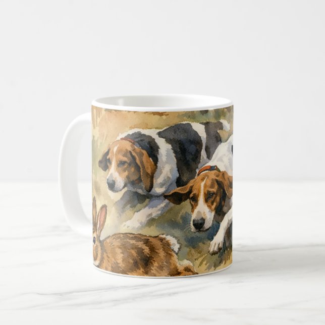 Hounds & Hare  Coffee Mug (Front Left)