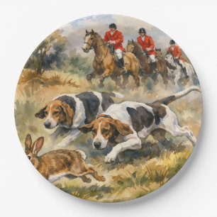Hounds & Hare  Paper Plate