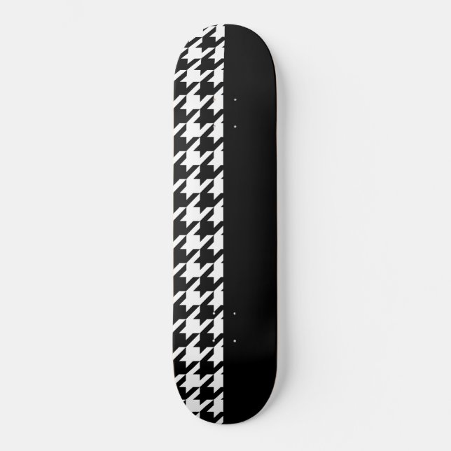Houndstooth / Black Skateboard (Front)