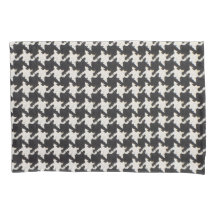 Houndstooth Black White Pattern