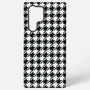 Houndstooth BW Rpt Pattern Samsung Galaxy Case