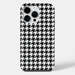 Houndstooth Elegance iPhone 14 Pro Max Case