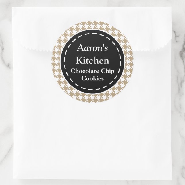 Houndstooth Kitchen Stickers (Bag)