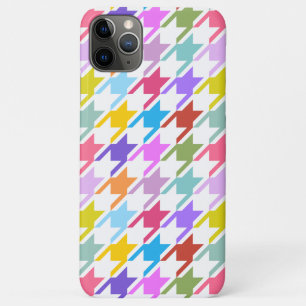 Houndstooth Multicolor+White Big Pattern Case-Mate iPhone Case
