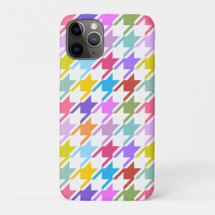 Houndstooth Multicolor+White Big Pattern Case-Mate iPhone Case