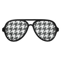 Houndstooth Pattern Black White