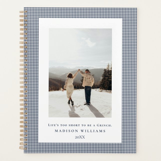 Houndstooth Peacoat frame photo  Planner (Front)