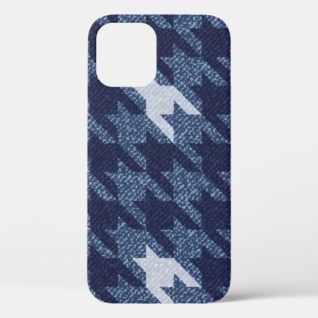 Houndstooth Tartan Jeans Background Design Case-Mate iPhone Case (Back)
