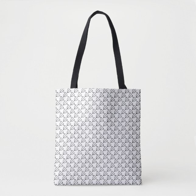 Houndstooth Tote Bag (Front)