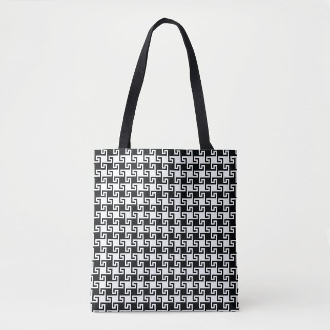 Houndstooth Tote Bag (Front)
