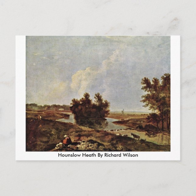 Hounslow Heath By Richard Wilson Postcard (Front)