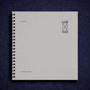 Hour Glass-Midnight Cartographer Notebook