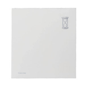 Hour Glass-Midnight Cartographer Notepad