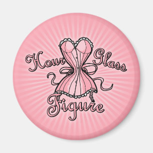 Hourglass Figure Magnet
