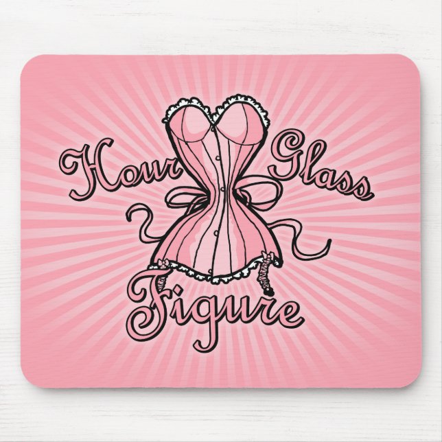 Hourglass Figure Mouse Pad (Front)