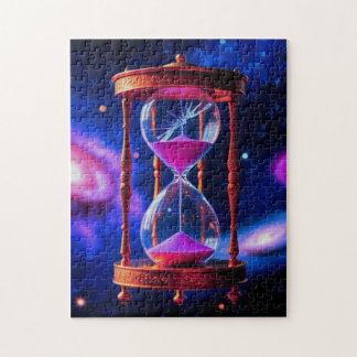Hourglass in Space Jigsaw Puzzle