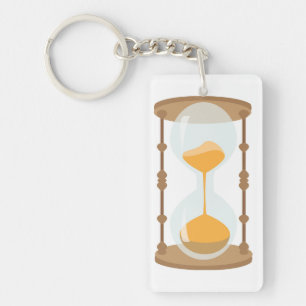 Hourglass Key Ring