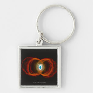 Hourglass Nebula Key Ring