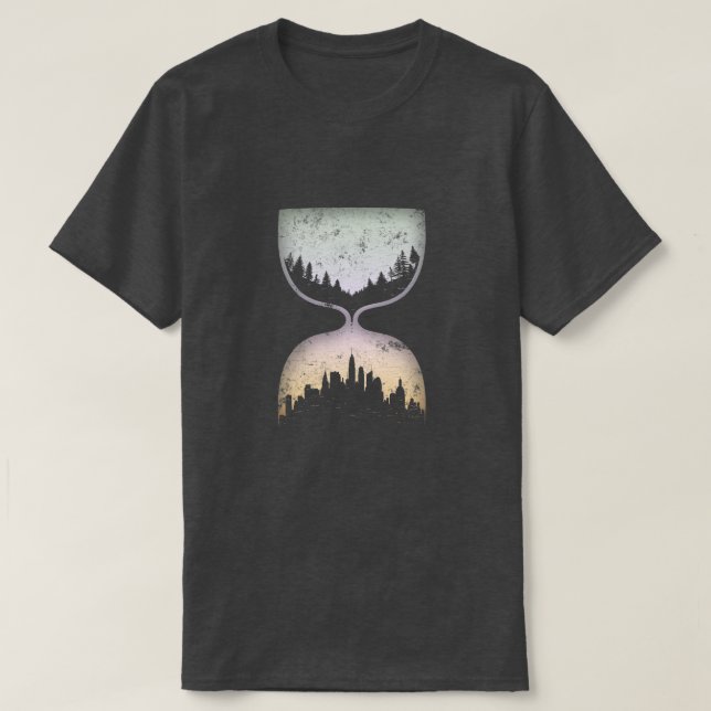 Hourglass of civilisation T-Shirt (Design Front)