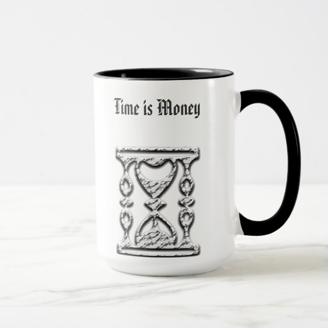 Hourglass on Customised Coffee Mugs No Minimum (Right)