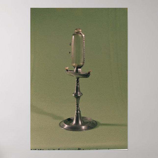 Hourly lamp, 1677 poster (Front)