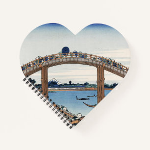 Housai Mount Fuji seen from below Men's Bridge Notebook