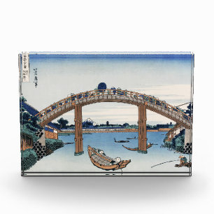 Housai  Mount Fuji seen from below Men's Bridge   Photo Block