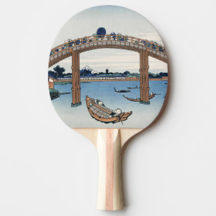 Housai  Mount Fuji seen from below Men's Bridge    Ping Pong Paddle
