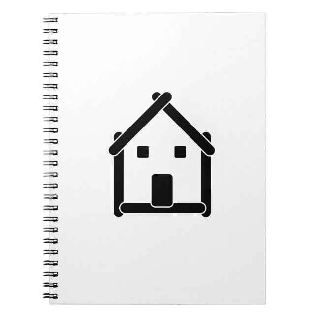 House abstract real estate countryside spiral notebook (Front)