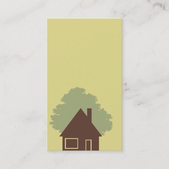 house and home business card (Front)