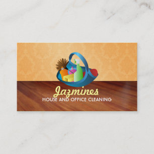 House and Office Cleaning business cards