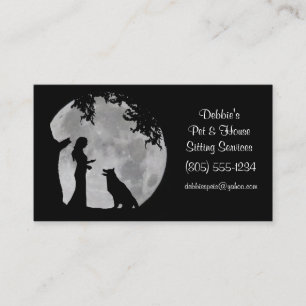 House and Pet Sitting Business Card