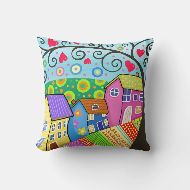 House Artwork Cushion (Front)