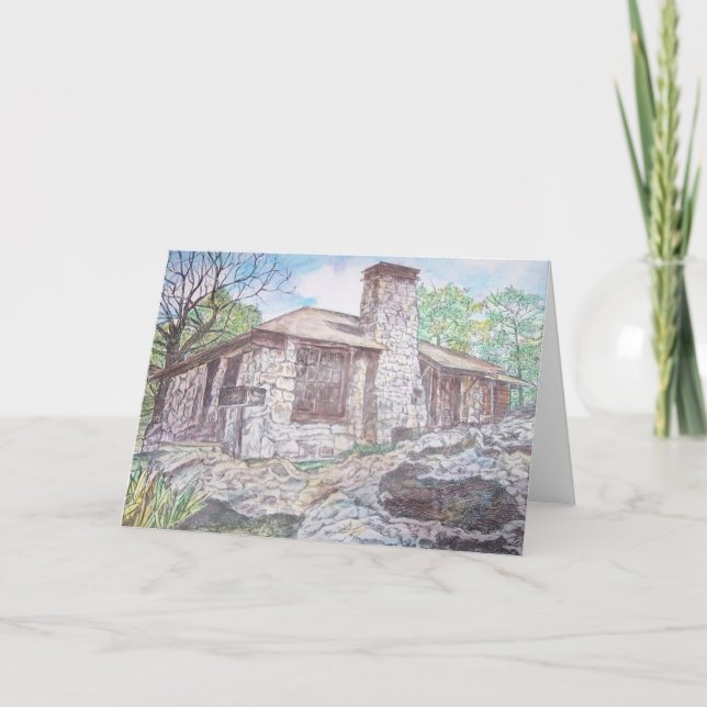 house at Mt. Nebo, Arkansas Card (Front)