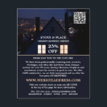 House at Night Portrait, Chimney Sweeping Service Flyer<br><div class="desc">House at Night Portrait,  Chimney Sweeping Service Advertising Flyer by The Business Card Store.</div>