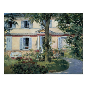 House at Rueil by Edouard Manet Photo Print