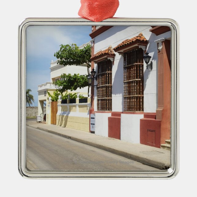 House at the roadside metal tree decoration (Front)