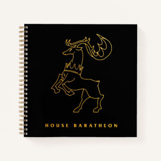 House Baratheon Icon Notebook