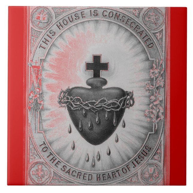 House blessing tile (Front)