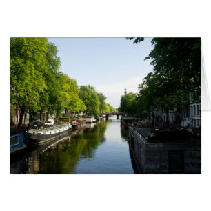 House Boats on Amsterdam Canal