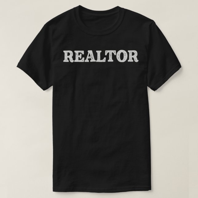 House Broker Typography Design T-Shirt (Design Front)