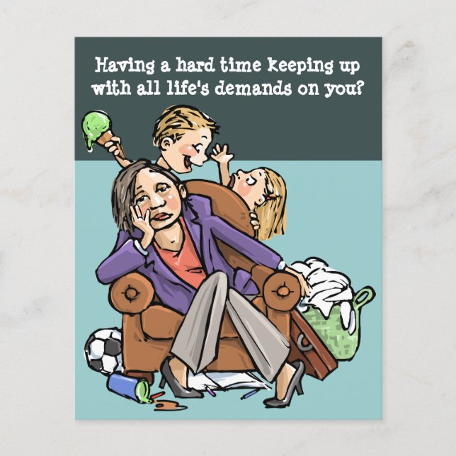 House cleaning business  4x5 promotional card (Front)