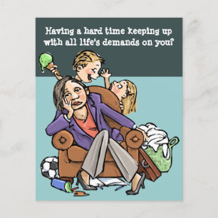 House cleaning business  4x5 promotional card