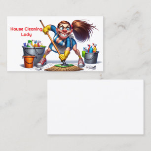 House cleaning business card
