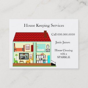 House Cleaning Business Card