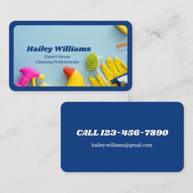House Cleaning Business Card (Front/Back)