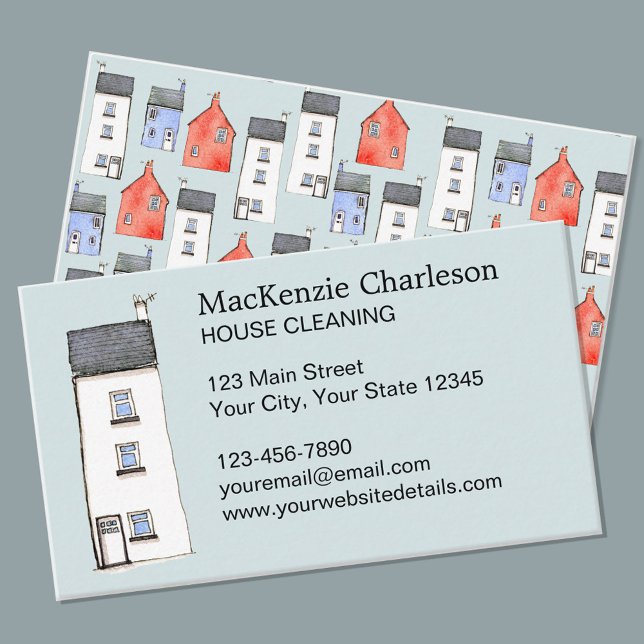 House Cleaning Business Card (Creator Uploaded)