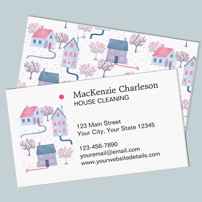 House Cleaning Business Card (Creator Uploaded)